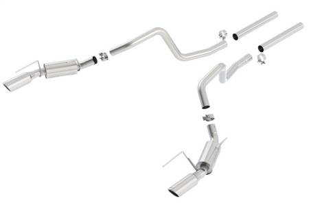 Borla - Borla 05-09 Ford Mustang GT Dual Exhaust