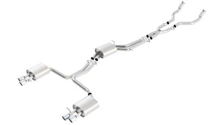 Borla - Borla 08-12 Audi S5 Coupe 4.2L 8cyl 6spd SS Catback Exhaust w/ X Pipe Touring