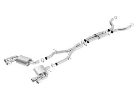 Borla - Borla Chevy 16-17 Camaro 6.2L ATAK Catback w/ Dual Tips (NPP) Dual Split Rear Exit