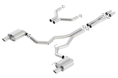 Borla - Borla S-Type Cat-Back 15-17 Ford Mustang GT 5.0L V8 MT/AT 3in pipe 4in tip