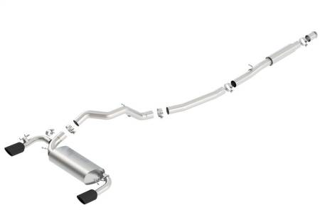 Borla - Borla 16-17 Ford Focus RS Catback Exhaust S-Type 3in - 2.25in Pipe Dia 4.0in Tip