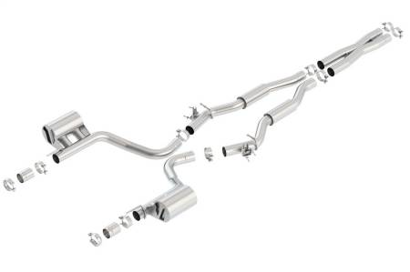 Borla - Borla 15-16 Challenger SRT Hellcat S-Type Single Split Rear Exit Exhaust