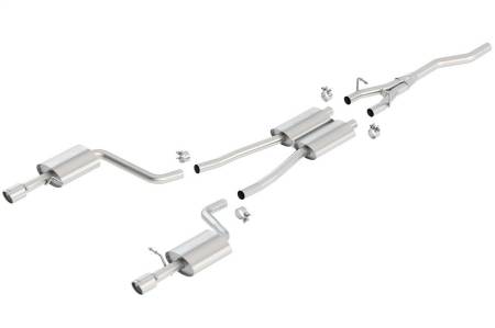 Borla - Borla Cat Back system for 02-08 Audi A4 Quattro 2.0L 4cyl