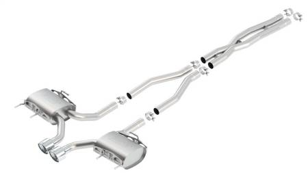 Borla - Borla 11-13 Cadillac CTS V Coupe 6.2L 8cyl 6spd RWD Touring Catback Exhaust w/ X-Pipe