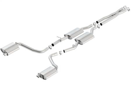 Borla - Borla 15-16 Dodge Charger R/T 5.7L No Tip Use Factory Valence Single Split Rear Exit S-Type Exhaust