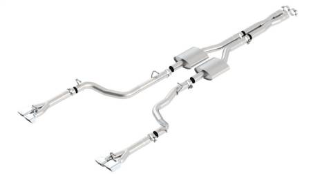 Borla - Borla 11 Dodge Challenger SRT8 Coupe AT/MT 5/6spd 6.4L 8cyl ATAK SS Catback Exhaust