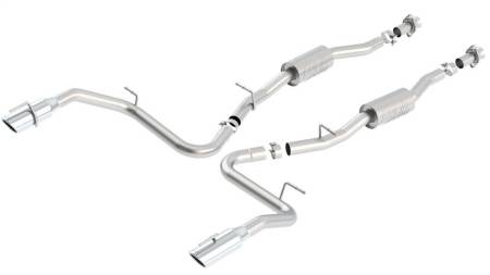 Borla - Borla 99-04 Ford Mustang Cobra 4.6L/5.4L V8 MT RWD ATAK SS Catback Exhaust