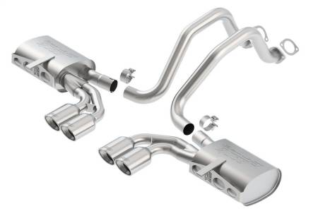 Borla - Borla 97-04 Chevrolet Corvette 5.7L 8cyl S-Type SS Catback Exhaust