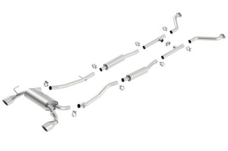 Borla - Borla 03-08 350Z True Dual Cat-Back Exhaust 2BOXES