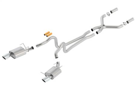 Borla - Borla 13-14 Mustang GT/Boss 302 5.0L V8 RWD Single Split Rear Exit ATAK Catback Exhaust