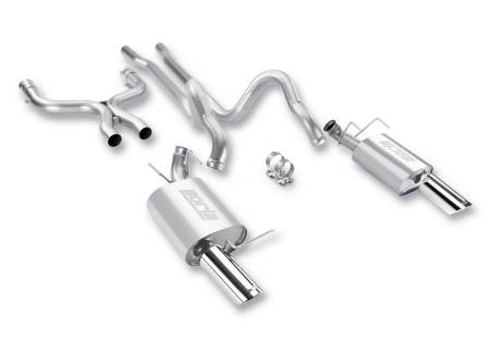 Borla - Borla 2011-2012 Mustang GT 5.0L 8cyl 6spd RWD Agressive ATAK Catback Exhaust