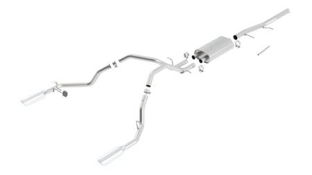 Borla - Borla 09-12 GMC Sierra 1500 / 09-12 Chevrolet Silverado 1500 SS Catback Exhaust