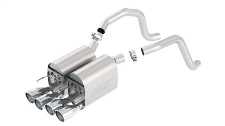 Borla - Borla 05-08 Corvette Coupe/Conv 6.0L/6.2L 8cyl 6spd RWD Touring SS Exhaust (rear section only)