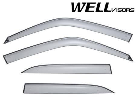 WellVisors - WellVisors Side Window Deflectors BMW E34 5-Series 89-95 Premium Series