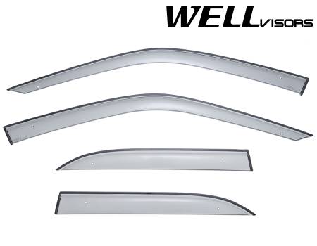 WellVisors - WellVisors Side Window Deflectors BMW E36 3-Series 92-98 Premium Series