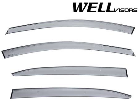 WellVisors - WellVisors Side Window Deflectors Mazda 3 14-18 Premium Series