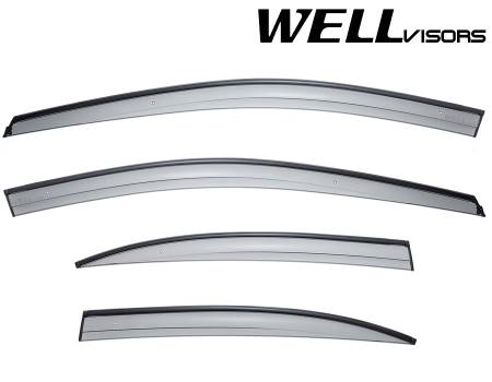 WellVisors - WellVisors Side Window Deflectors Honda Civic Sedan 12-15 Aerodyn Series