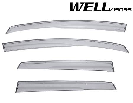 WellVisors - WellVisors Side Window Deflectors Honda Fit 15-20 Aerodyn Series