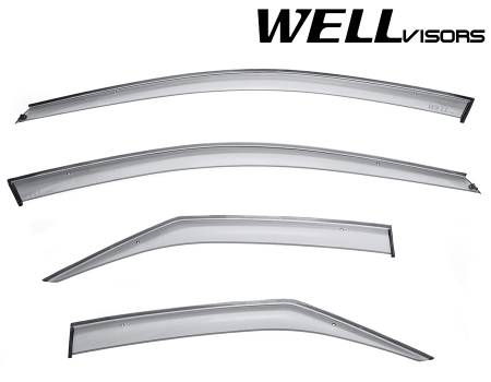 WellVisors - WellVisors Side Window Deflectors Cadillac CTS Sedan/Wagon 08-13 Premium Series