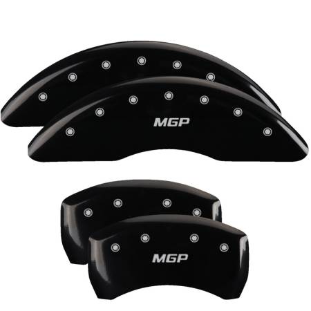 MGP Caliper Covers - MGP Caliper Covers Black finish, Silver MGP for 2016-2017 Cadillac CT6