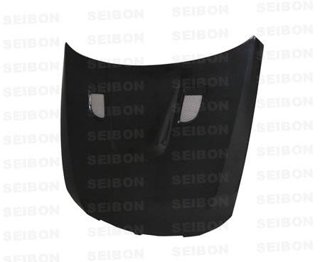 Seibon Carbon - Seibon BM-style carbon fiber hood for 2005-2008 BMW E90 4DR