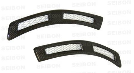 Seibon Carbon - Seibon Carbon fiber fender duct for 2008-2012 Mitsubishi Lancer EVO X