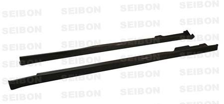 Seibon Carbon - Seibon TR-style carbon fiber side skirts for 1996-2000 Honda Civic 2DR/HB