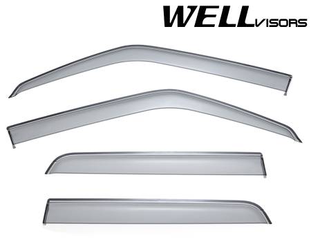 WellVisors - WellVisors Side Window Deflectors Nissan Juke 11-17 Premium Series