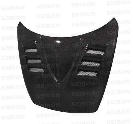 Seibon Carbon - Seibon TS-style carbon fiber hood for 2004-2008 Mazda RX8