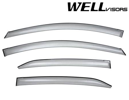 WellVisors - WellVisors Side Window Deflectors Toyota Corolla 14-19 Premium Series