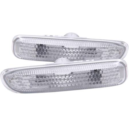 ANZO Headlights, Tail Lights and More  - ANZO 1999-2001 BMW 3 Series Side Marker Lights Clear