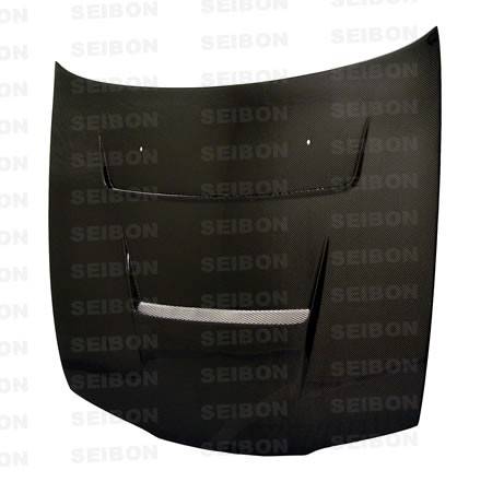 Seibon Carbon - Seibon DV-style carbon fiber hood for 1995-1996 Nissan 240SX