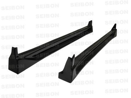 Seibon Carbon - Seibon CW-style carbon fiber side skirts for 2006-2007 Subaru Impreza/WRX/Sti