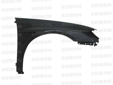 Seibon Carbon - Seibon Carbon fiber fenders for 2006-2007 Subaru Impreza/WRX/STi (10mm Wider) (pair)