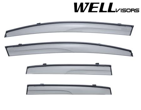 WellVisors - WellVisors Side Window Deflectors Honda Fit 09-14 Aerodyn Series