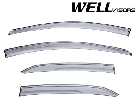 WellVisors - WellVisors Side Window Deflectors Toyota Corolla 14-19 Aerodyn Series