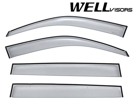 WellVisors - WellVisors Side Window Deflectors Toyota Highlander 01-07 Premium Series