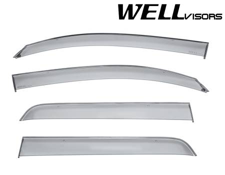 WellVisors - WellVisors Side Window Deflectors Toyota Sequoia 08-21 Premium Series