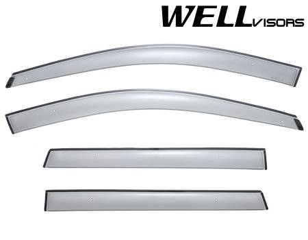 WellVisors - WellVisors Side Window Deflectors Scion xA 04-07 Premium Series