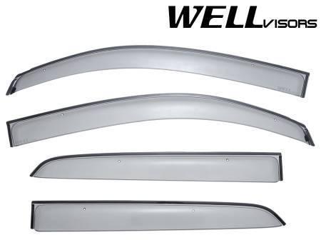 WellVisors - WellVisors Side Window Deflectors Scion xD 08-14 Premium Series