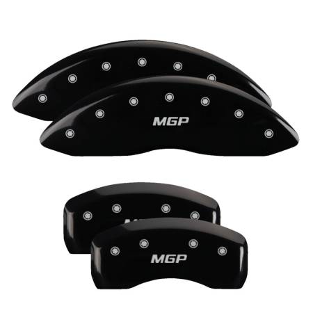 MGP Caliper Covers - MGP Caliper Covers Black finish, Silver MGP for 2010-2016 Mercedes-Benz E350 / 2013-2016 Mercedes-Benz E400 / 2015-2016 Mercedes-Benz CLS400 / 2014-2016 Mercedes-Benz E250 / 2010-2017 Mercedes-Benz E550 / 2012-2015 Mercedes-Benz C250