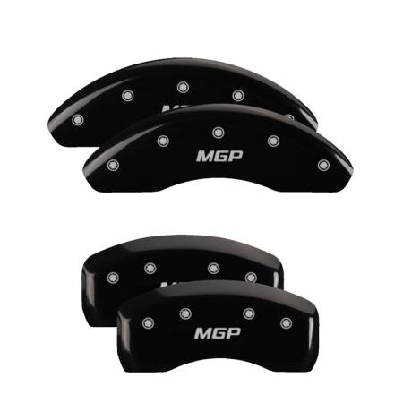 MGP Caliper Covers - MGP Caliper Covers Black finish, Silver MGP for 2011-2014 Hyundai Sonata