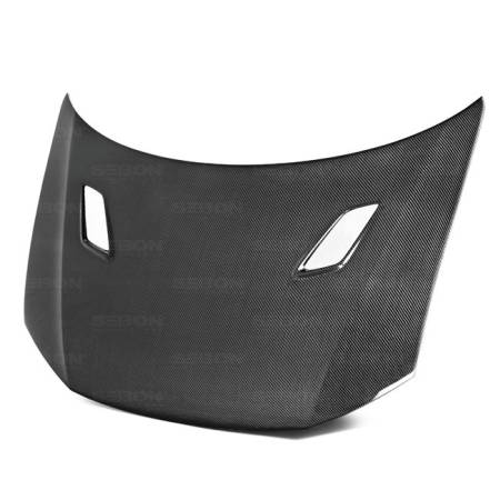 Seibon Carbon - Seibon MG-style carbon fiber hood for 2012-2013 Honda Civic 2DR