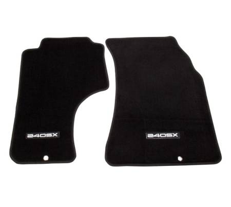 NRG Innovations - NRG Innovations Floor Mats - 89-98 Nissan 240SX (240SX Logo) - 2pc.