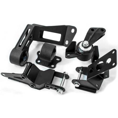 Innovative Mounts - Innovative 05-12 Lotus ELISE/EXIGE K-Series Black Steel Mounts 75A Bushings