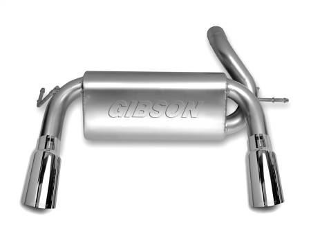 Gibson Performance Exhaust - Gibson 12-17 Jeep Wrangler JK Rubicon 3.6L 2.5in Cat-Back Dual Split Exhaust - Aluminized