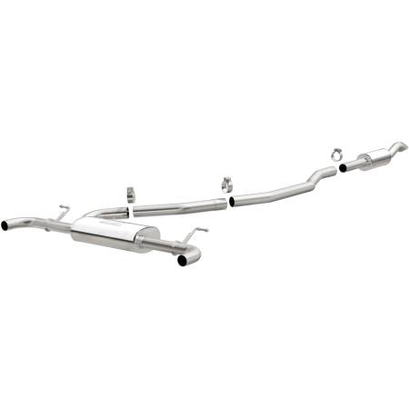 MagnaFlow Exhaust Products - MagnaFlow 13-15 Lincoln MKZ L4 2.0L Turbo Stainless Cat Back Performance Exhaust Dual Split Rear