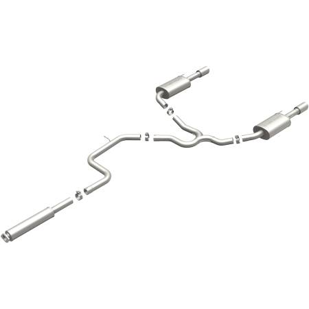 MagnaFlow Exhaust Products - MagnaFlow 00-05 Chevy Impala/Monte Carlo V6 3.4L/3.8L Dual Rear Exit Stainless Cat-Back Perf Exhaust