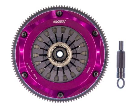 EXEDY Racing Clutch - Exedy 1996-2006 Mitsubishi Lancer Evolution L4 Hyper Twin Cerametallic Clutch Sprung