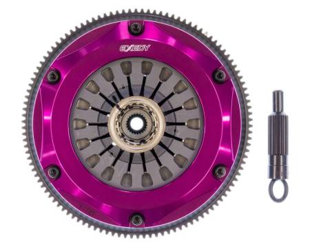 EXEDY Racing Clutch - Exedy 1996-1996 Mitsubishi Lancer Evolution IV L4 Hyper Triple Cerametallic Clutch Rigid